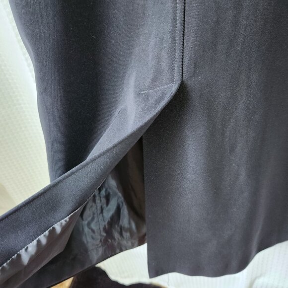 Novelti Long Coat Womens 9/10 Blue Polyester Pockets Lined Novelty for Lindor - Picture 15 of 15